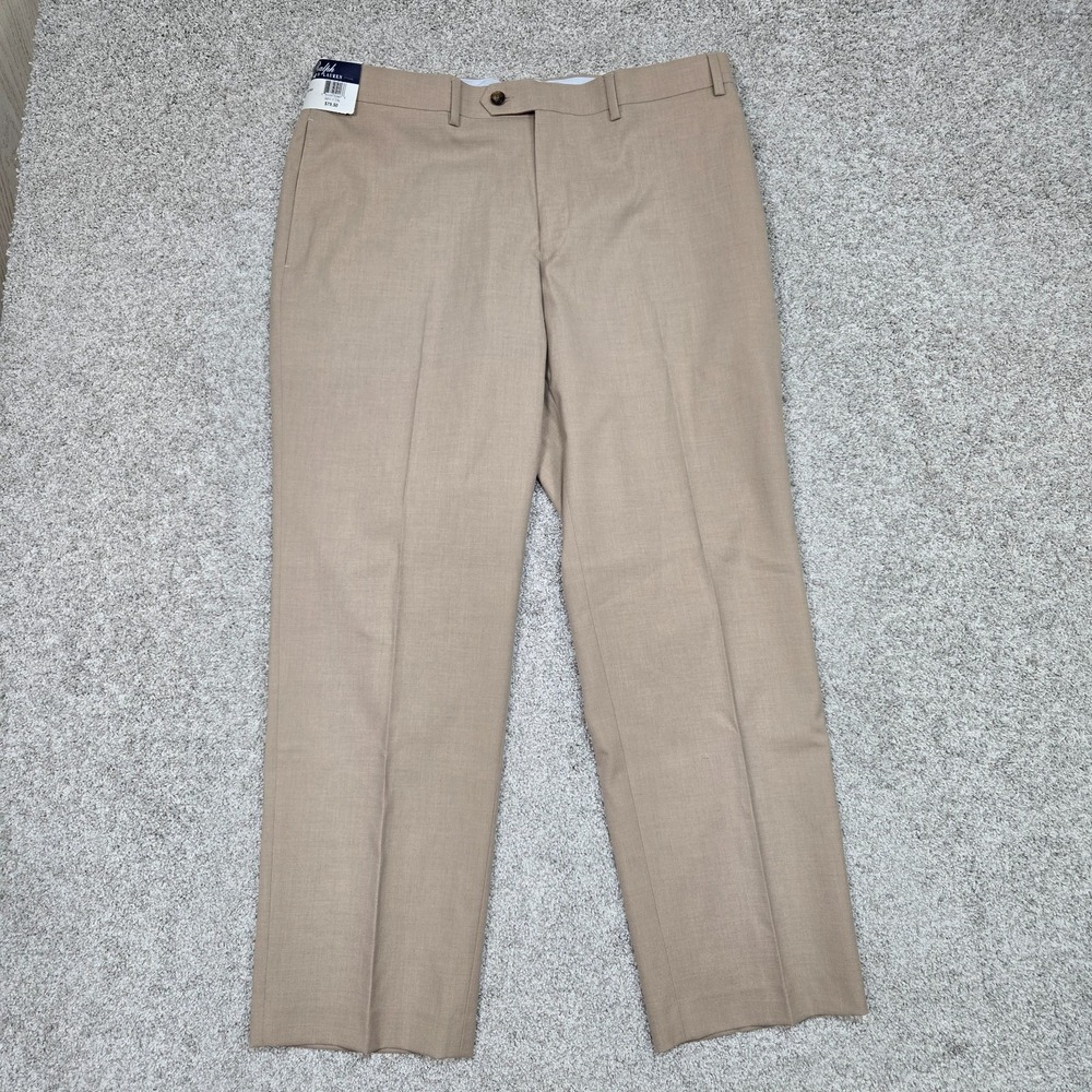 Ralph Lauren dress Pants slacks Mens 36x29 "The Comfort Flex Pant" Tan Beige NEW